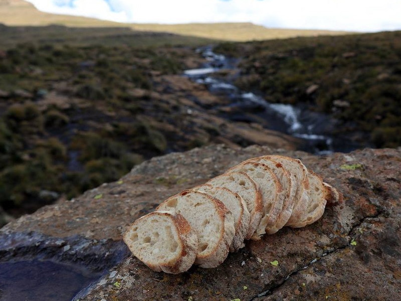 Artisan bread in the outdoors
