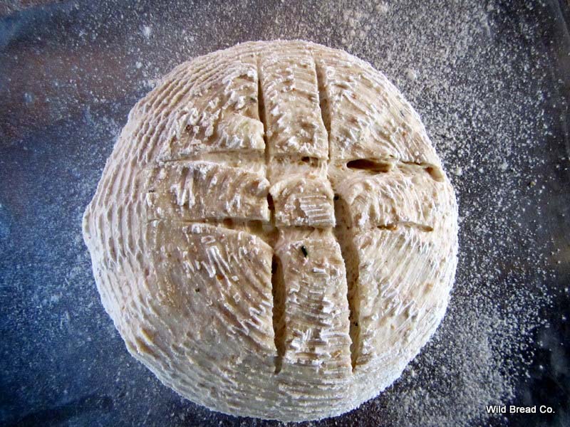 Loaf of artisan bread